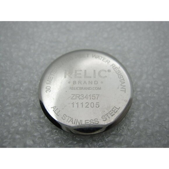 Women's Relic 3 Jewels 30 Water Resistant Analog Dial Casual Watch (A890) 2W1L - Picture 6 of 11